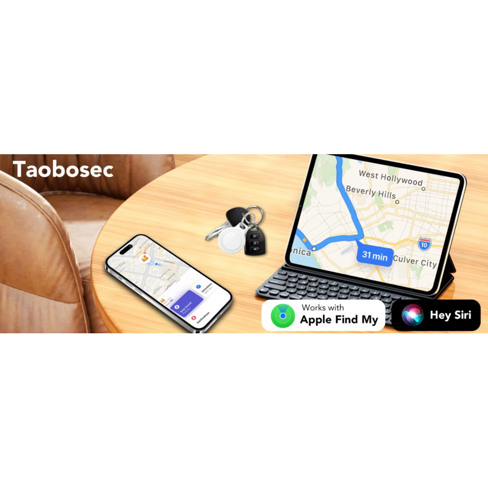 Трекер для поиска вещей taobosec BF18 2 шт для Apple iOS