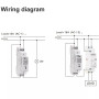 Розумне реле контролю часу GEYA GRT8-WS WiFi Tuya 16А AC DC 110-240V