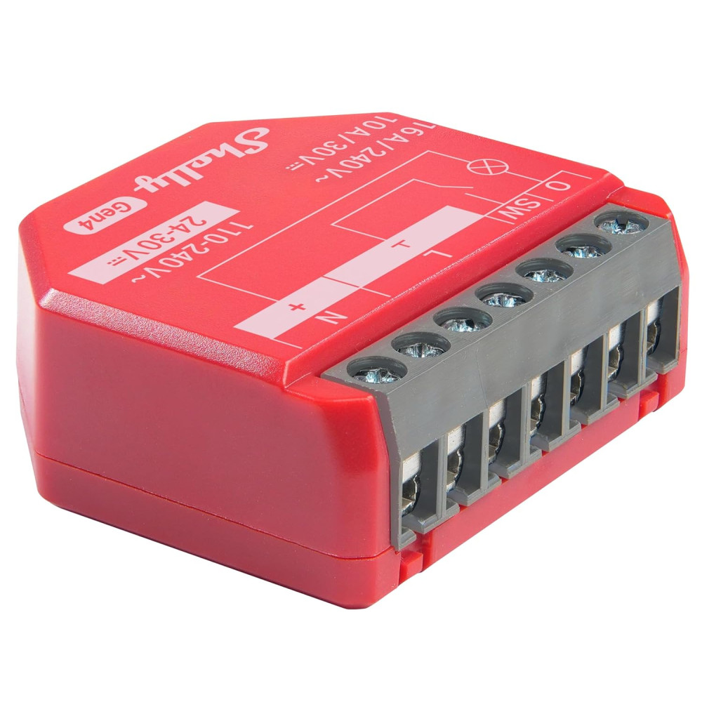 Умное реле Shelly 1PM Gen4 16A Wi-Fi/Zigbee/Bluetooth с мониторингом энергии