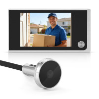 Цифровой глазок для двери Dioche 3,5 дюйма LCD камера 120° 720p