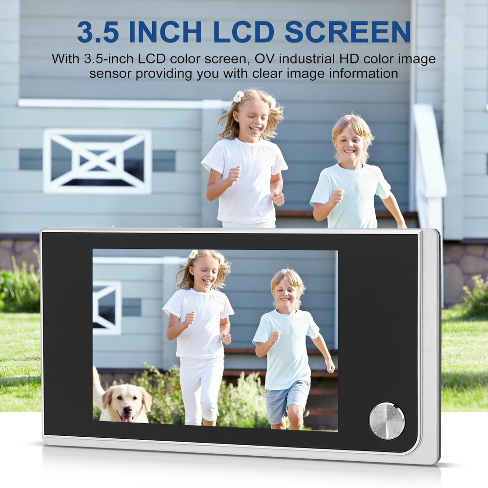 Цифровой глазок для двери Dioche 3,5 дюйма LCD камера 120° 720p