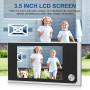 Цифровой глазок для двери Dioche 3,5 дюйма LCD камера 120° 720p