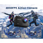 Екшн камера Camlance 4K 60FPS 48MP WiFi водонепроникна з пультом 