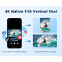 Екшн камера Camlance 4K 60FPS 48MP WiFi водонепроникна з пультом 