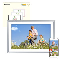 Цифрова фоторамка Apveelveer 10,1 дюйма 32 ГБ WiFi 1280x800 IPS HD 