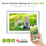 Цифрова фоторамка Apveelveer 10,1 дюйма 32 ГБ WiFi 1280x800 IPS HD 