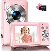 Детский цифровой фотоаппарат Hauyince 44MP FHD 1080P 16X зум 32GB