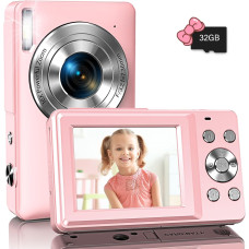 Детский цифровой фотоаппарат Hauyince 44MP FHD 1080P 16X зум 32GB
