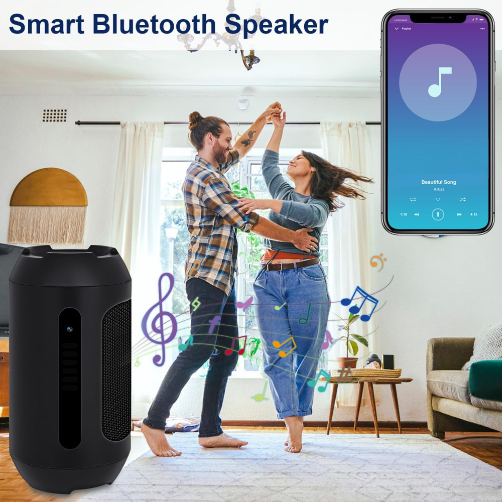 Скрытая мини камера OTADUG с Bluetooth-колонкой Full HD и детекция движения