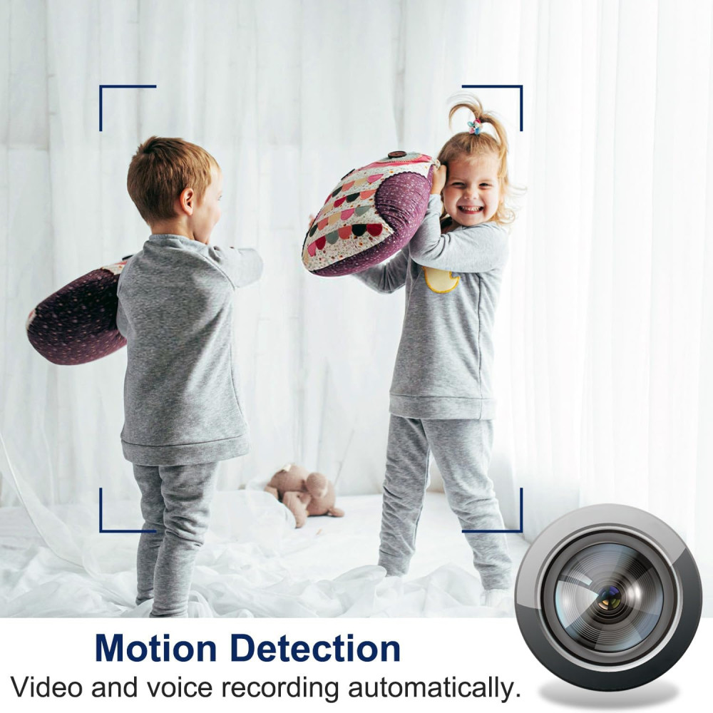 Скрытая мини камера OTADUG с Bluetooth-колонкой Full HD и детекция движения