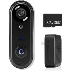 Беспроводной видеозвонок KALOGL J2 1080P с датчиком движения и двусторонней связью