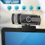 Вебкамера YIMONA W6 1080P FHD з мікрофоном та шторкою приватності