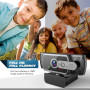 Вебкамера YIMONA W6 1080P FHD з мікрофоном та шторкою приватності