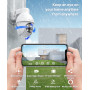Камера видеонаблюдения GALAYOU 2K WiFi 360° с цветным ночным видением
