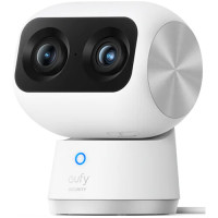 Камера відеоспостереження eufy 4K 360° WiFi поворотна з двома камерами AI