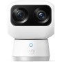 Камера відеоспостереження eufy 4K 360° WiFi поворотна з двома камерами AI
