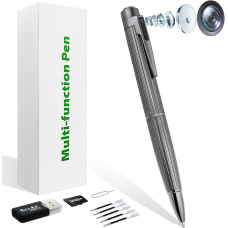 Ручка с скрытой камерой OTADUG + карта 64GB 1080P