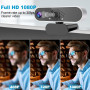 USB Веб камера WENJION 1080P Full HD з мікрофоном для відеодзвінків
