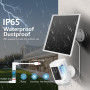 Солнечная панель 8W для камер Ring с адаптером USB C и кабелем 3 м