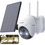 Автономна зовнішня WiFi камера безпеки ieGeek ZS-GX1S з сонячним живленням