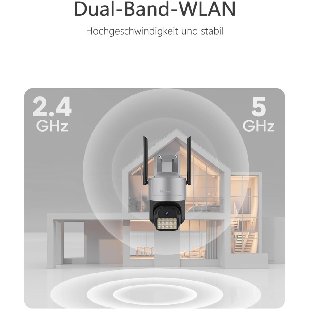 Зовнішня Wi-Fi камера спостереження VSTARCAM 4MP PTZ