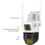 Камера відеонагляду VStarcam CS663DR 3MP WiFi 360градусів з нічним баченням