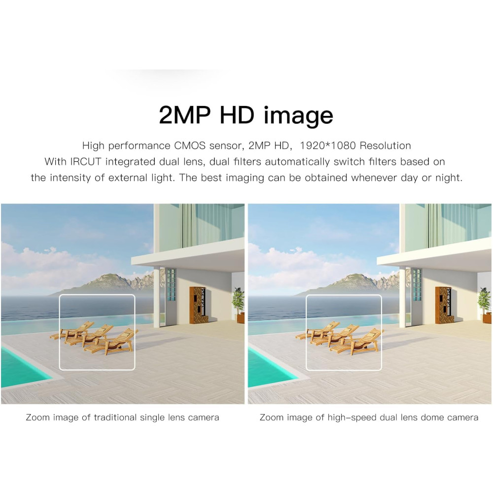 Камера відеонагляду VStarcam CS663DR 3MP WiFi 360градусів з нічним баченням