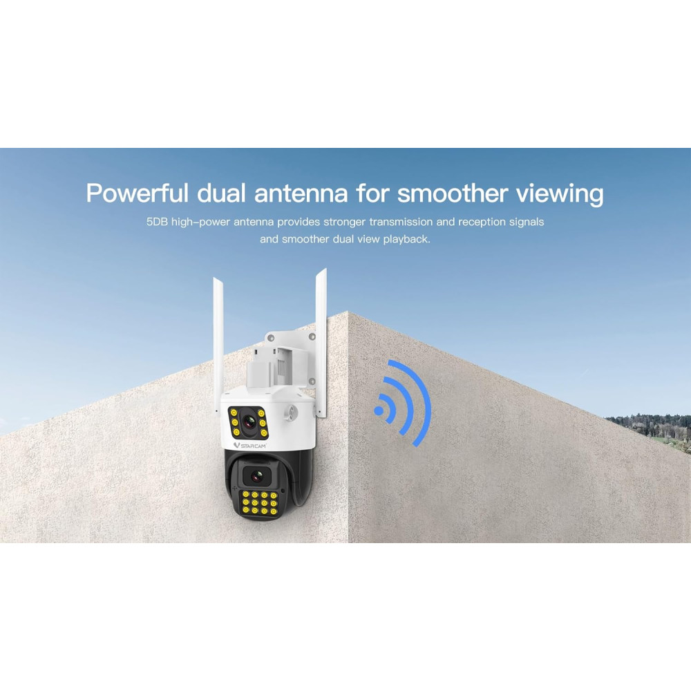 Камера відеонагляду VStarcam CS663DR 3MP WiFi 360градусів з нічним баченням