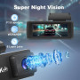 Видеорегистратор Otovoda с Wi-Fi 4K+1080P две камеры ночного видения и SD 64GB