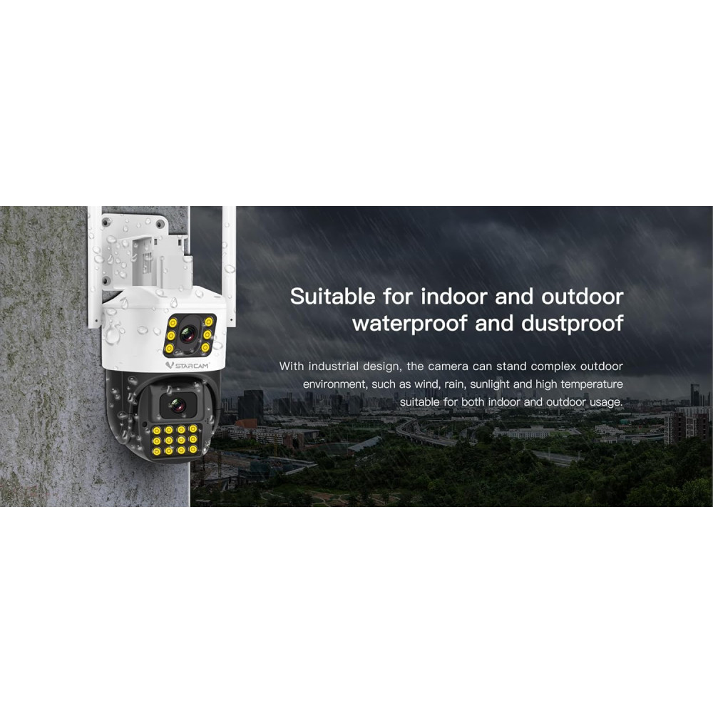 Камера відеонагляду VStarcam CS663DR 3MP WiFi 360градусів з нічним баченням