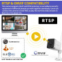 Уличная камера видеонаблюдения WiFi Septekon 1080P ночное видение IP66