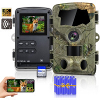 Фотоловушка Охотничья камера Lutranstra D909 5K 64MP WiFi IP66 ночное видение
