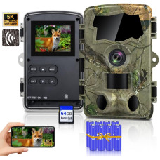 Фотоловушка Охотничья камера Lutranstra D909 5K 64MP WiFi IP66 ночное видение