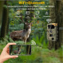 Фотоловушка Охотничья камера Lutranstra D909 5K 64MP WiFi IP66 ночное видение