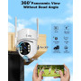 4G LTE камера Cetey CQ40 2K PTZ SIM сонячна без Wi-Fi