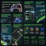 Бездротовий контролер AUROCE Ray1 для PS4 PS3 PC прозорий із RGB Neon