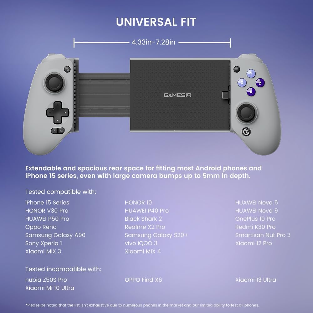 Игровой контроллер GameSir G8 Galileo для Android и iPhone 15 USB C