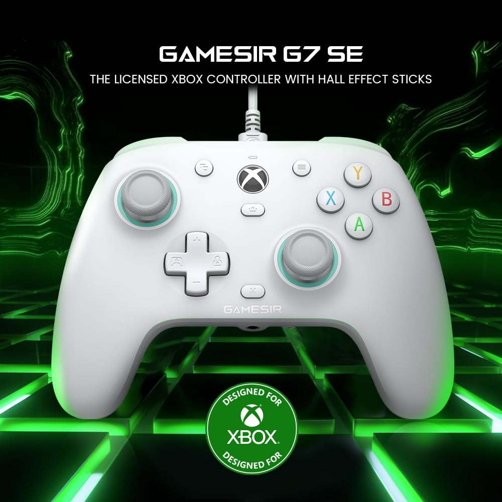 Проводной геймпад GameSir G7 SE для Xbox Series X Xbox One и Windows 10 и 11