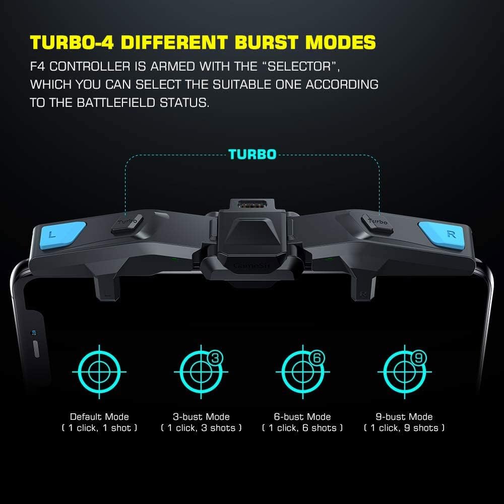 Геймерский контроллер триггер Excefore F4 Falcon для игр на Android и iOS