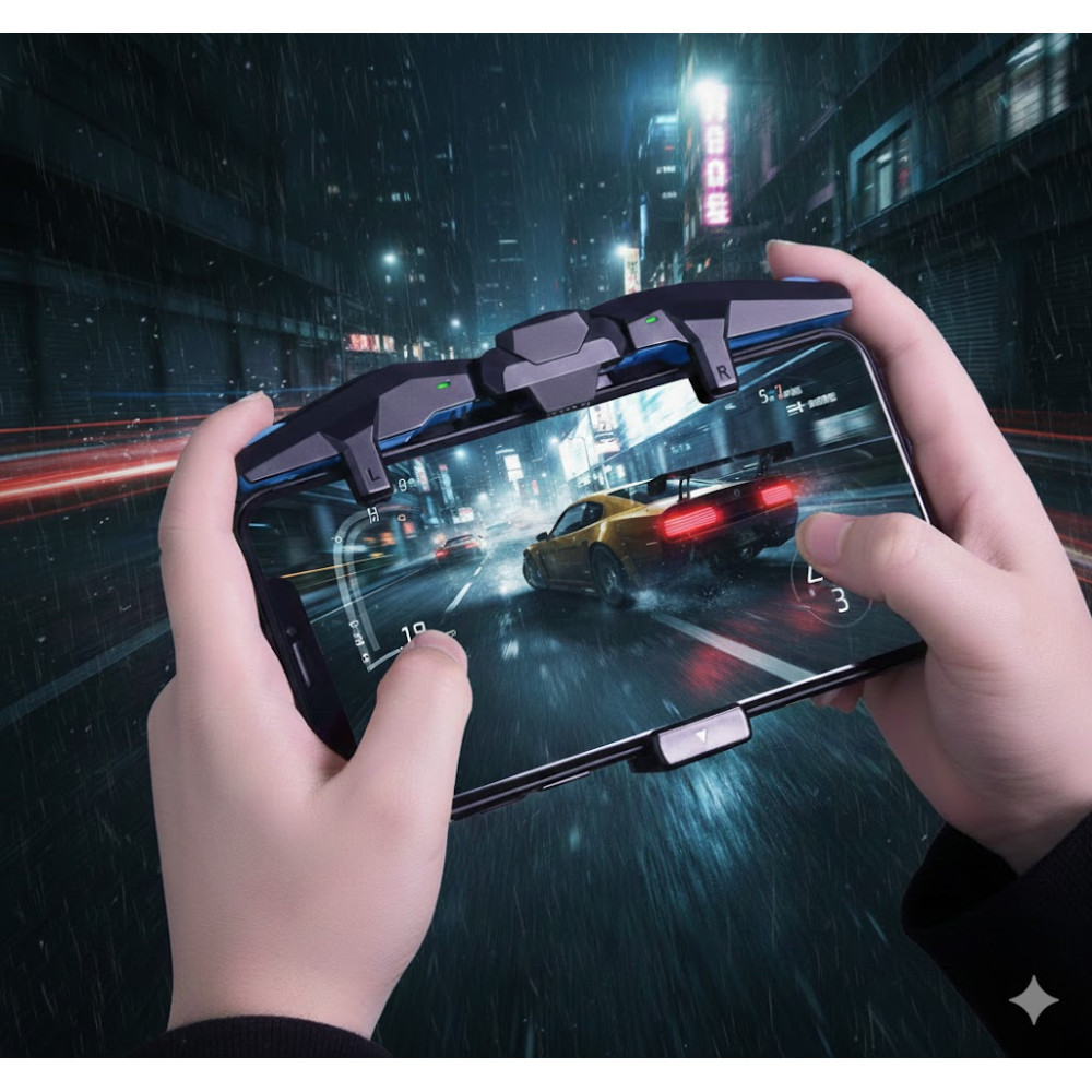 Геймерский контроллер триггер Excefore F4 Falcon для игр на Android и iOS