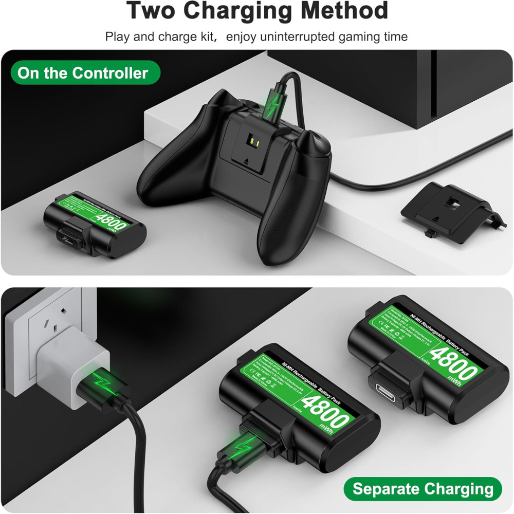 Акумулятор для геймпада Xbox DINOSTRIKE з USB-C