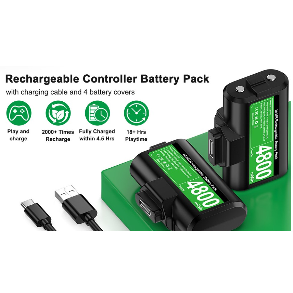 Акумулятор для геймпада Xbox DINOSTRIKE з USB-C