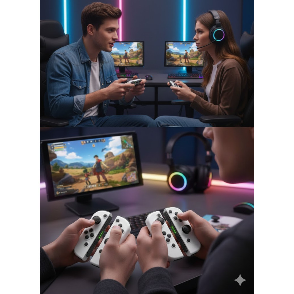 Беспроводные контроллеры ECHTPower Joy-Con для Nintendo