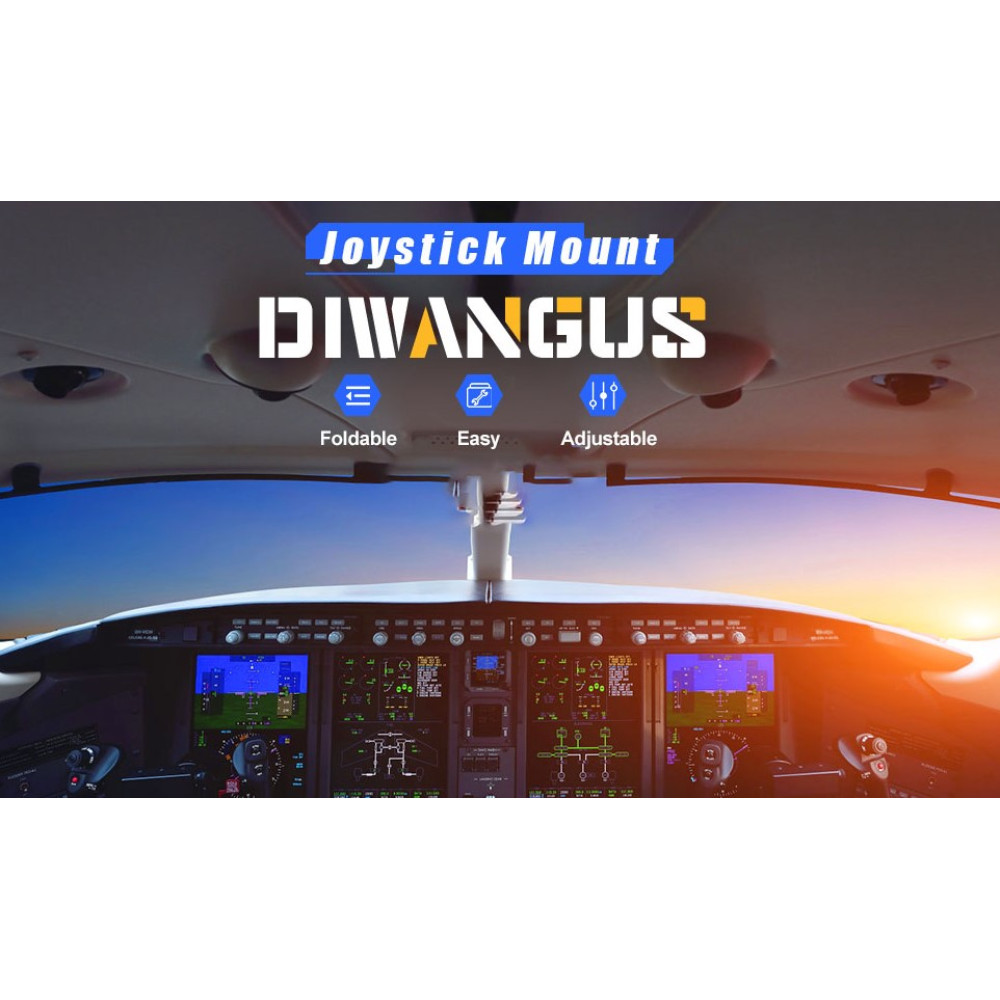 Складные настольные крепления DIWANGUS для HOTAS и джойстиков 2 шт