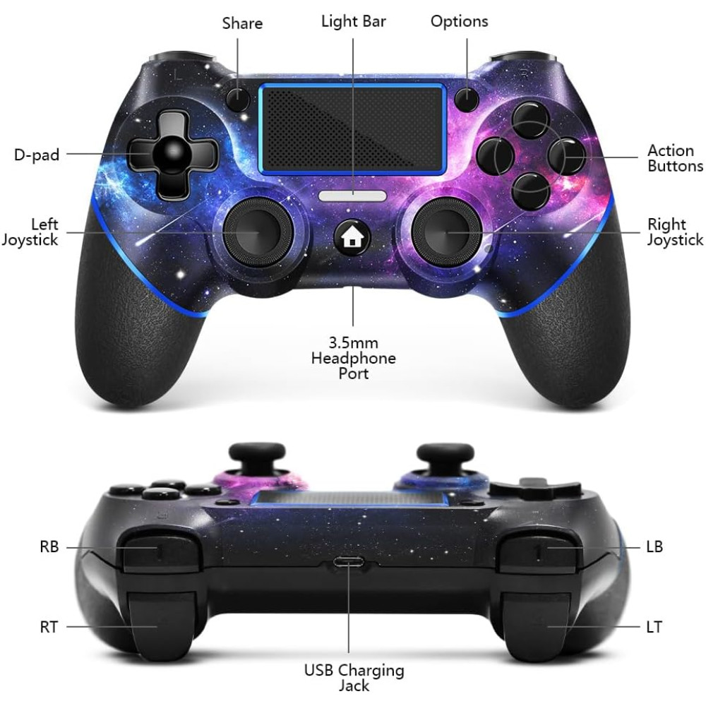 Беспроводной контроллер SAMINRA совместим с PS4 PS4 Pro PC