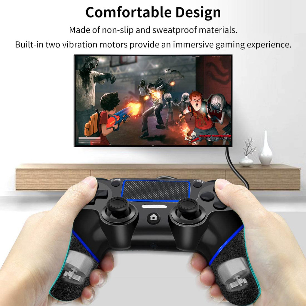 Проводной геймпад DIANVEN для PlayStation 4  PS4 Pro  PS4 Slim и ПК Windows