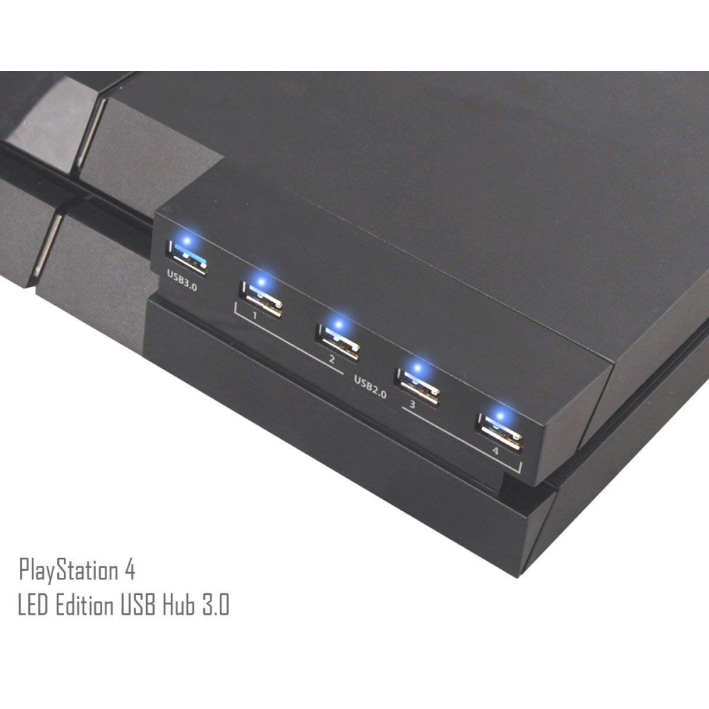 USB хаб Dobe для PlayStation 4 расширитель с 2 на 5 USB портов