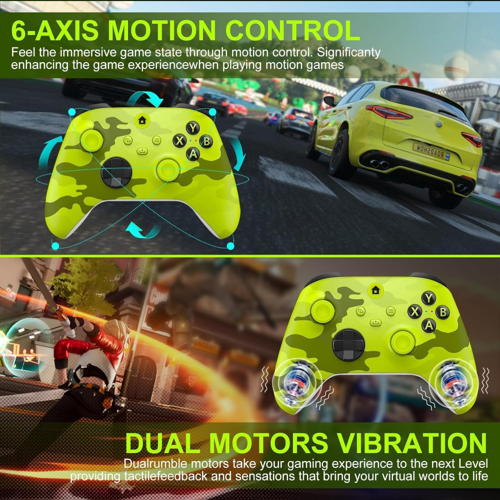 Беспроводной геймпад Lampelc для Xbox One Series X S Windows 18 кнопок