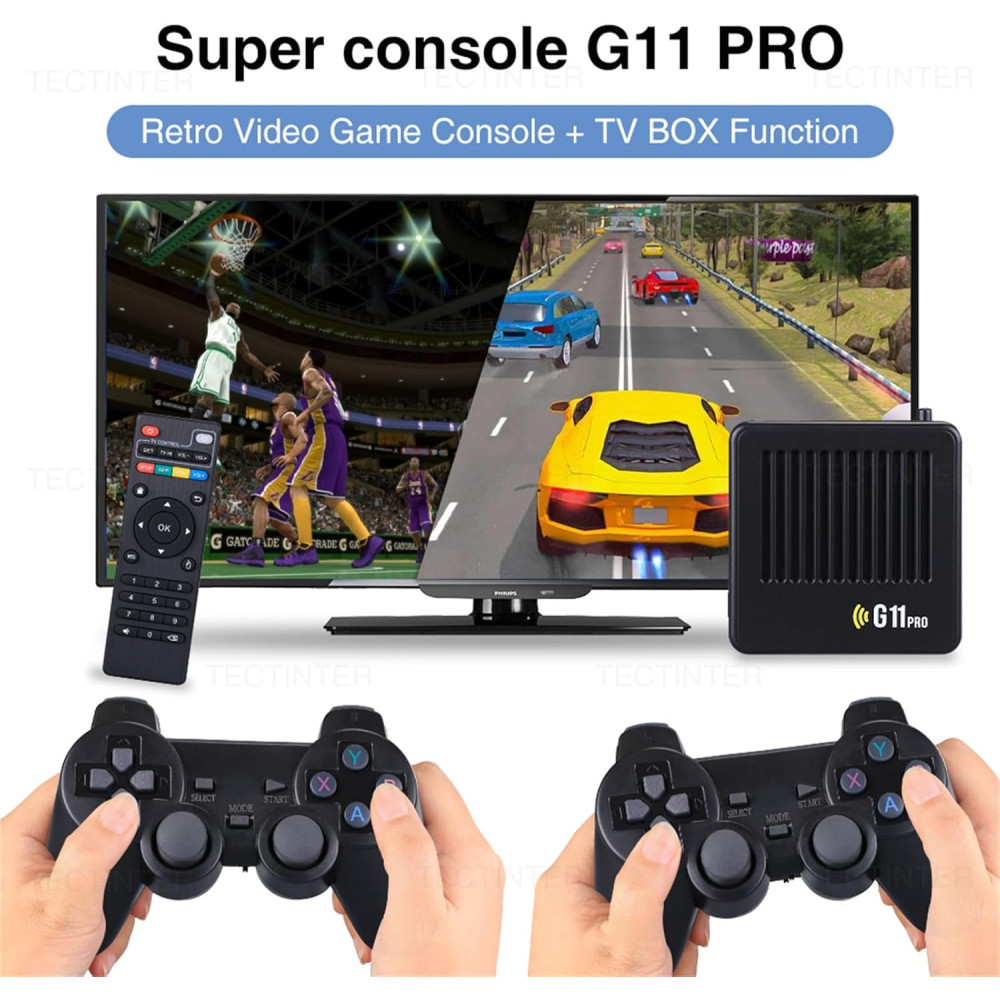 Игровая приставка G11 Pro Game Box 4K HDMI 256GB 60000 ретро игр