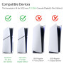 Сменные панели для PS5 Slim Dobewingdelou с RGB фильтром пыли и вентиляцией
